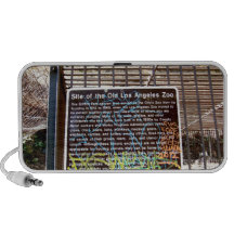 Sitio de la vieja muestra del parque zoológico de  iPod altavoces