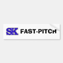 SK FAST-PITCH PEGATINA DE PARACHOQUE