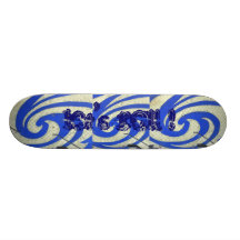 skate rotacao azul e branco,