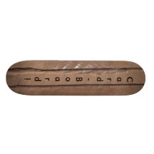 *skateboard* de la cartulina patin personalizado