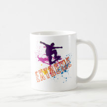 SKATEBOARDING EXTREMO TAZA DE CAFÉ