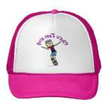 Skateboarding para mujer ligero gorro de camionero