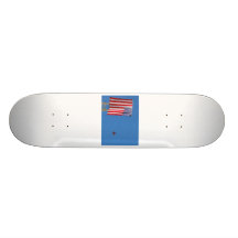 skateborad de la bandera monopatín