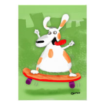 Skater-Dog Individuelle Einladung