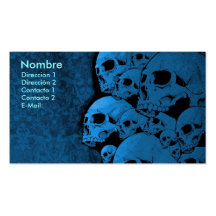 Skull, CALAVERA Plantillas De Tarjetas De Visita