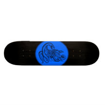 Skull - Teufelschädel mit Schlange Individuelle Skateboarddecks