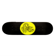 Skull - Teufelschädel mit Schlange Personalisierte Skatedecks