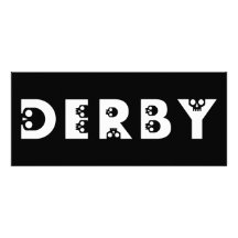 skullphabet de derby invitaciones personales 