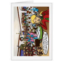 Skuzzo 12 días de tarjeta de Navidad