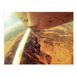 skydive plano perfecto de la foto pequeño tarjeta postal