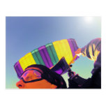 skydiver perfecto de la foto tarjeta postal