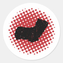 Skye Terrier Pegatina