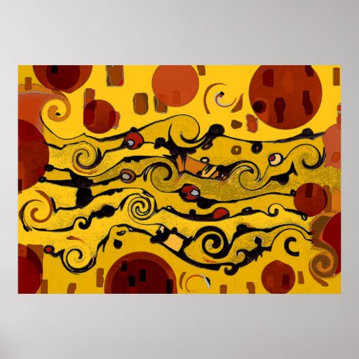 Skyland - poster abstracto