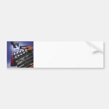 Slate de director etiqueta de parachoque