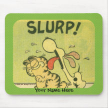 ¡Slurp! Mousepad de Odie Alfombrilla De Ratones