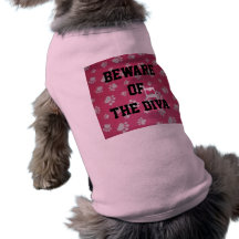 SMARTIE PETZ POR P3 (GUÁRDESE DE LA DIVA) CAMISETA DE MASCOTA