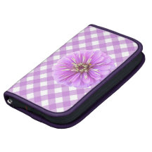 Smartphone - Zinnia de la lila en enrejado Organizador