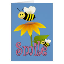Smile~ que piensa en usted… tarjeta