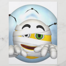 smiley de Halloween Tarjeton