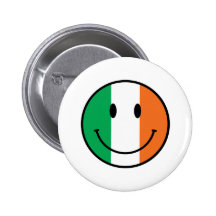 Smiley de Irlanda Pin