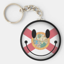 Smiley de la Florida Llaveros Personalizados