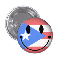 Smiley de Puerto Rico Pins