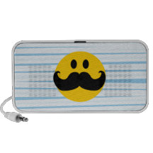 Smiley del bigote altavoz de viaje