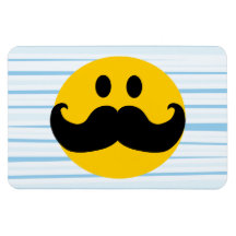 Smiley del bigote iman flexible