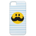 Smiley del bigote iPhone 5 protectores