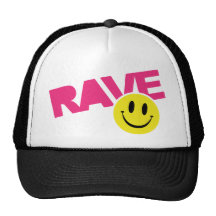 Smiley del delirio gorras de camionero