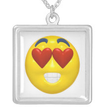 Smiley del el día de San Valentín Pendientes Personalizados