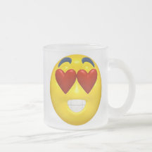 Smiley del el día de San Valentín Taza