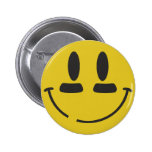 Smiley del fútbol botones