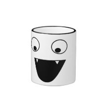 smiley del vampiro tazas de café