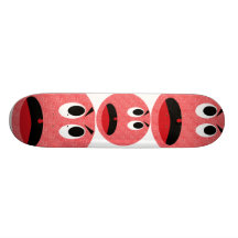 Smiley enojado sk8board patín