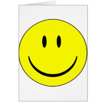 smiley feliz tarjeton