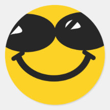 Smiley fresco del tipo etiqueta
