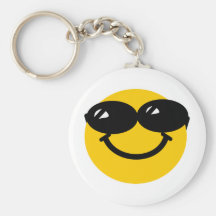 Smiley fresco del tipo llaveros personalizados