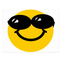 Smiley fresco del tipo tarjetas postales