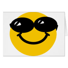 Smiley fresco del tipo tarjetón