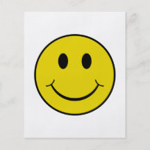 Smiley fresco tarjeta publicitaria