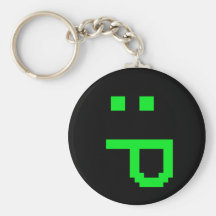 smiley grosero llavero