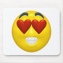 Smiley Mousepad de la tarjeta del día de San Valen Alfombrilla De Raton