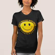 Smiley obsesionado Y del queso Camisetas