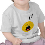 Smiley perezoso el dormir camisetas