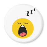 Smiley perezoso el dormir imanes