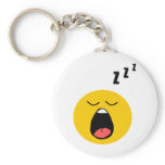 Smiley perezoso el dormir llaveros