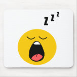 Smiley perezoso el dormir alfombrillas de raton 