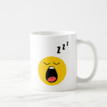 Smiley perezoso el dormir tazas