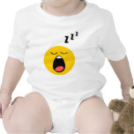 Smiley perezoso el dormir camisetas